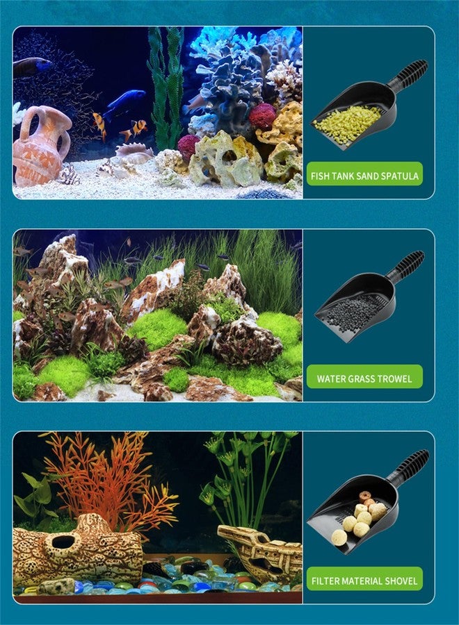 URTERYSER Sand Shovel, Gravel Sand Shovel for Fish Tanks Sand Scooper Cleaning Tool Aquariums Cleaner - Image 2